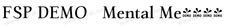 FSP DEMO   Mental Me字体转换